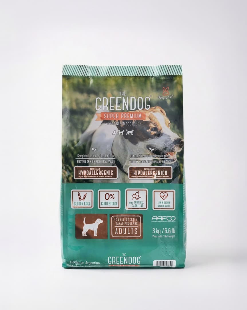 ALIMENTO GREENDOG ADULTO MORDIDA PEQUEÑA 7.5kg