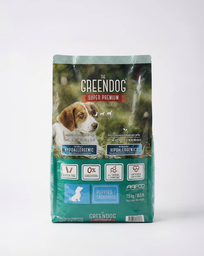 ALIMENTO GREENDOG CACHORRO 7.5kg